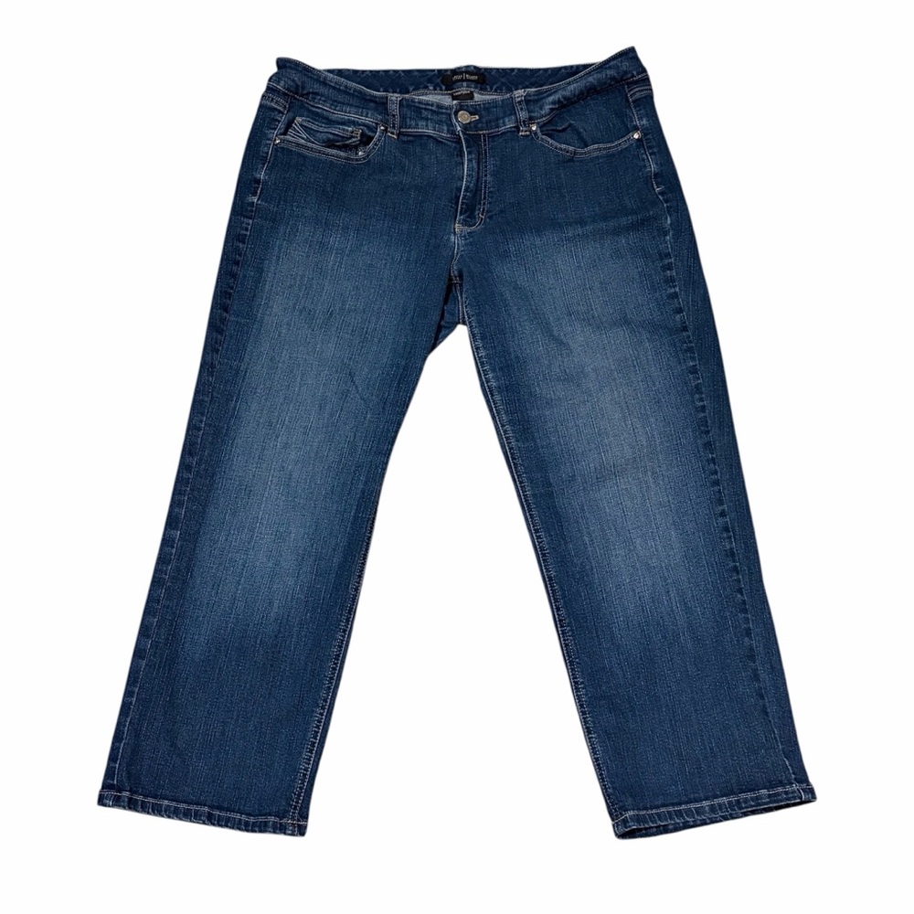 White House Black Market Straight Leg Denim Contour Jeans Size 16